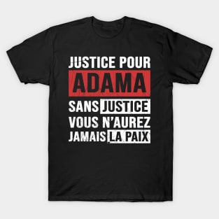 Justice Pour ADAMA T-Shirt